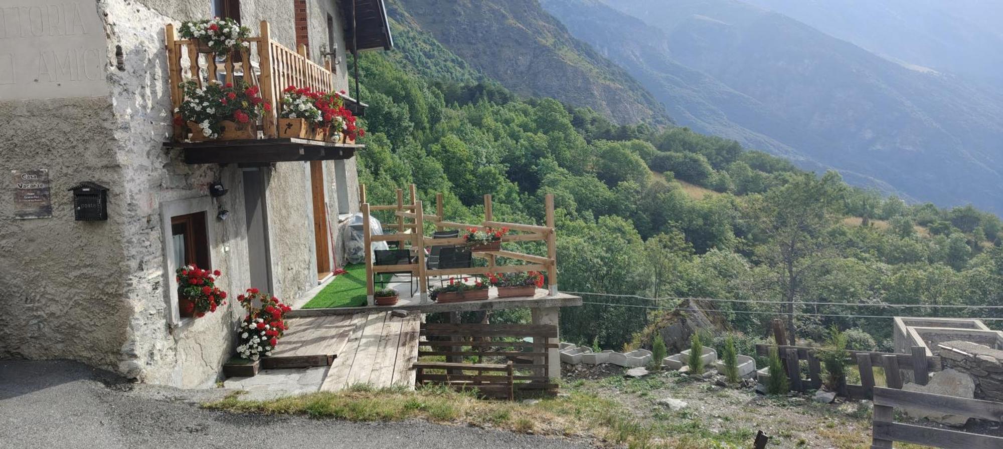 Ca Ad Me Pare Alloggio Con Terrazza Panoramica Moncenisio Buitenkant foto